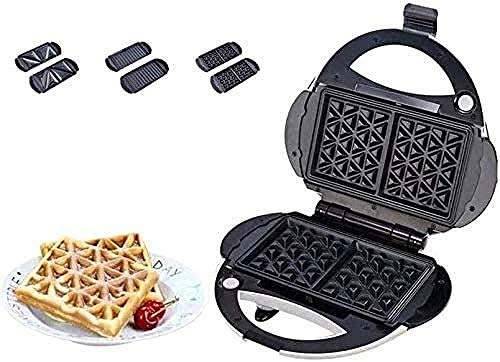Verabschieden Sie sich von Panik / ordentlichem Frühstück 3-in-1 Waffeleisen Reinigen Leicht zu reinigendes Antihaft…