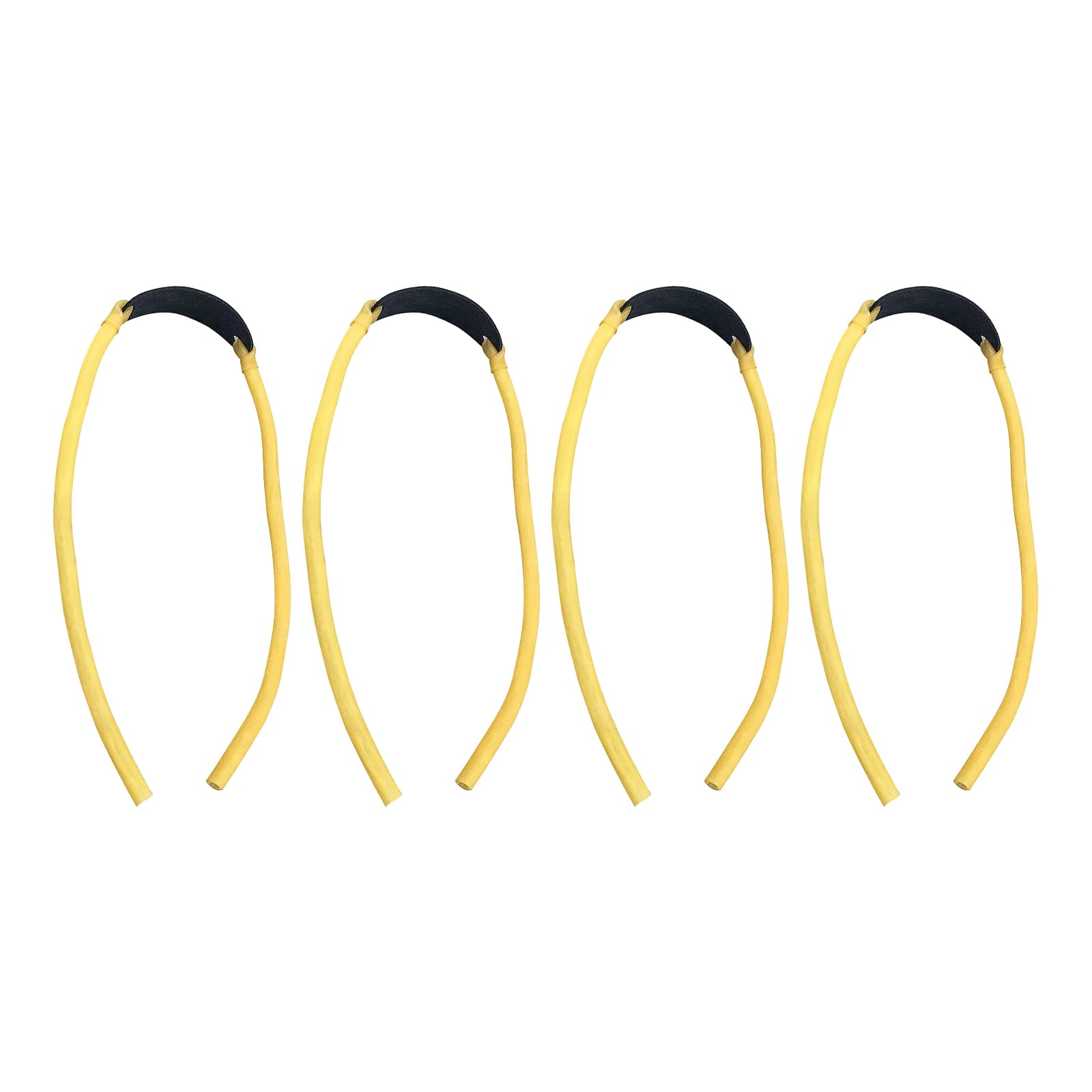 Vauki 4 Piezas de Goma para tirachinas, elástico Potente para Adultos, Accesorios para Caza, Correas elásticas reforzadas para una Durabilidad Ajustable