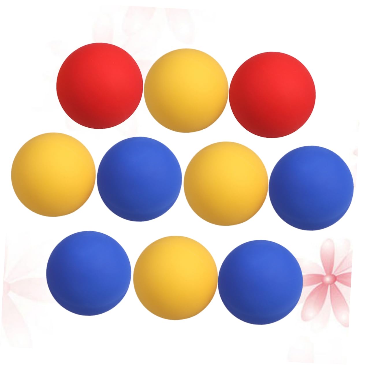 FOMIYES Lot de 10 Balles de Massage en Silicone, Portable, pour Relâchement et Points de Déclenchement, Soulage les Nœuds Musculaires Couleur Aléatoire