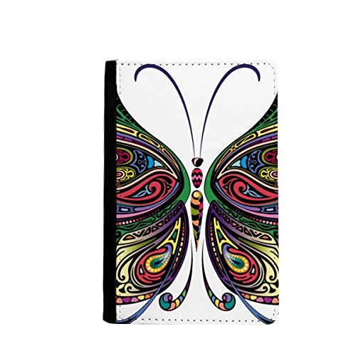 Porte-Passeport Papillon Coloré Décoratif, Étui Cartes Premium