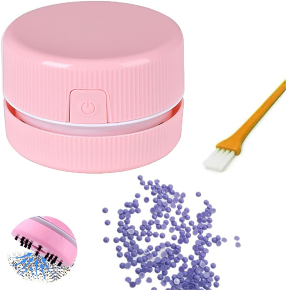 Huacan Diamond Painting Aufbewahrungsset - 3 Boxen + 100 Flaschen + Zubehör