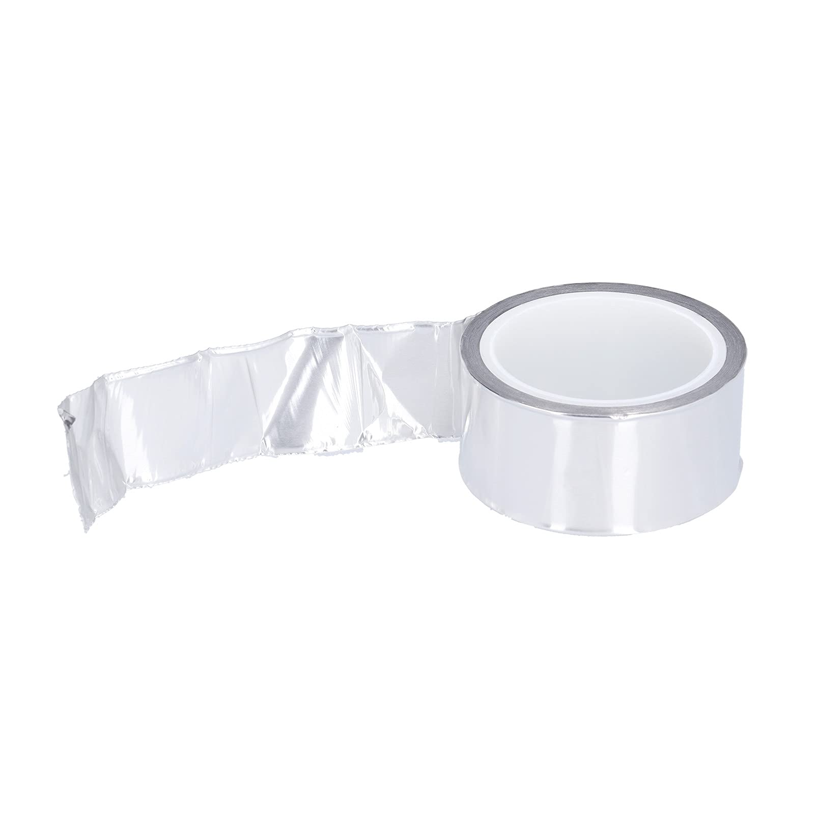 Cinta de papel de aluminio |Producto de sellado tolerante al calor y bloqueo de agua de 48 mm x 5 m |Reparación de conductos, tuberías y aislamientos de HVAC |Ignífugo y