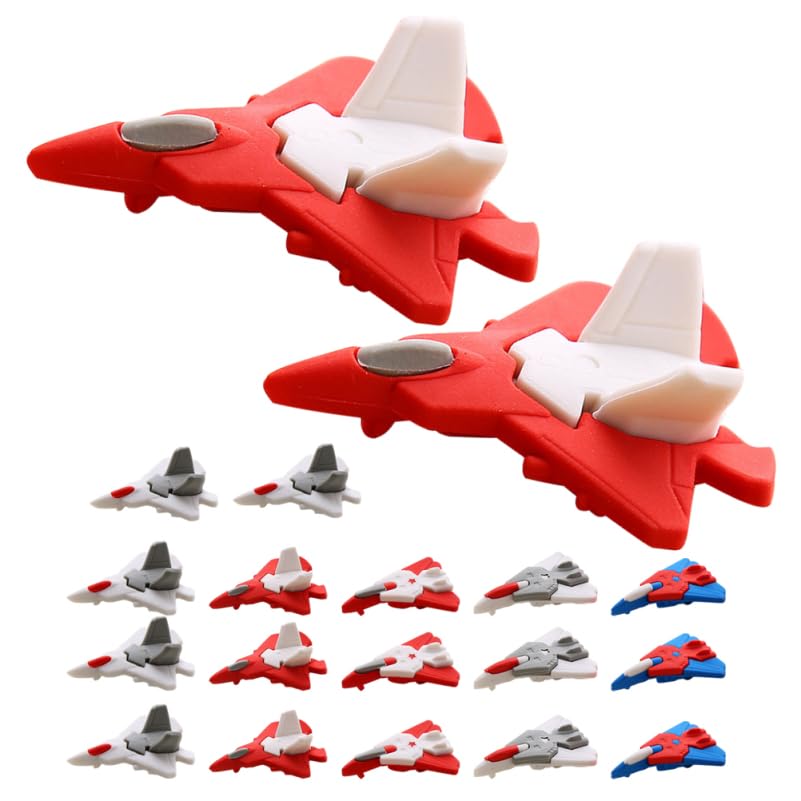 48Pcs Cartoon Airplane Erasers Mini Portable Plane Shaped Bulk Erasers for Safe for School Supplies for Students