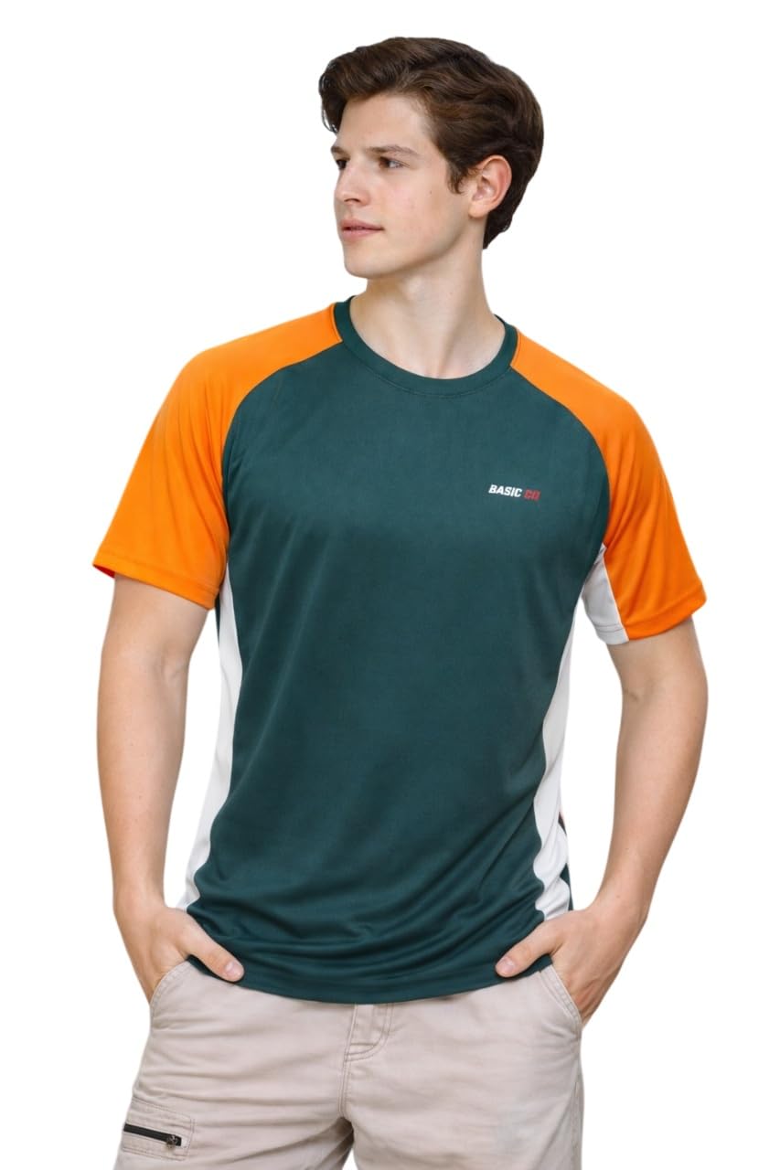 rf raves Raves Men's Sports Round Neck T-Shirt | Moisture-Wicking Polyester Blend | Sweat-Absorbent Activewear | T Shirt for Men-picture-18