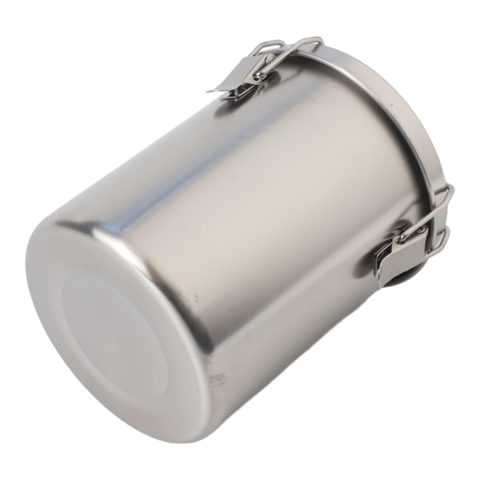 Frischhaltedose aus Edelstahl, luftdicht, mit 3 Ventildichtungen, versiegelter Behälter für Kaffeebohnen, Tee, Zucker, Mehl, Organizer, Tank, Silber (520/1000/1600/2500 ml)