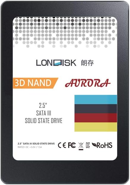 LONDISK 2.5 Inch SSD 240GB Internal Solid State Drives SATA 3.0 Internal Drive for Gamer DIY PC/Laptop/Computer(240GB SSD Drive)