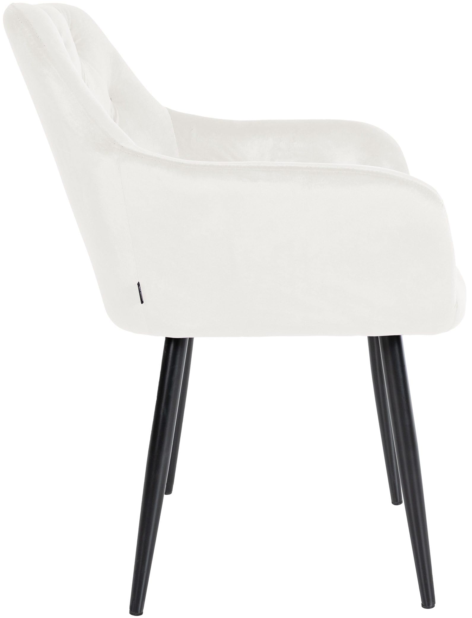 Sedia Da Pranzo X1 Design Semplice Velluto Grigio Con Cuciture Decorative Struttura In Metallo Nero 100002057 84235414