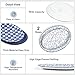 Selamica Serving Platter, 14 Inch Large Serving Dishes for Entertaining, Oval Ceramic Serving Trays for Party, Steak, Cake, Dinner, Fruit, Oven Safe, Microwave Safe, Set of 4, Vintage Blue