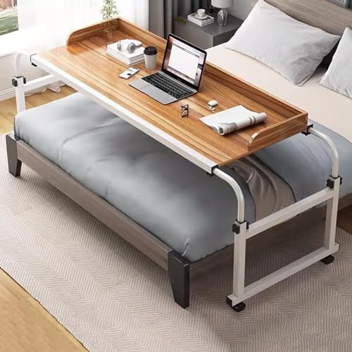 Table médicale roulante pour petit-déjeuner et télétravail au lit
