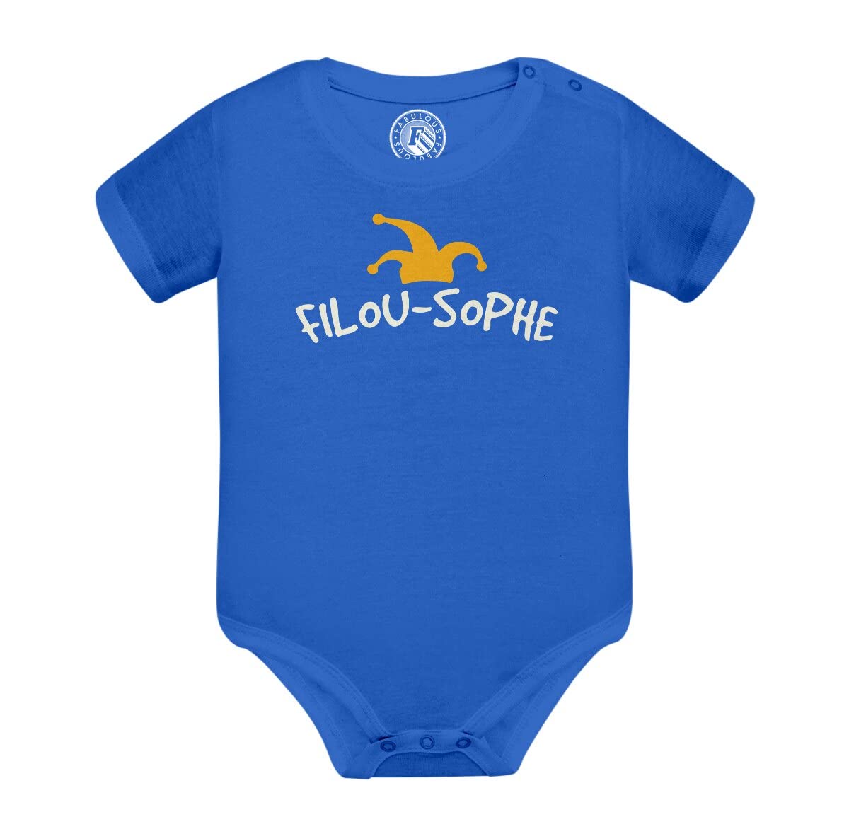 Fabulous Body Bébé Manche Courte Filou-Sophe Philosophe Humour Jeu de Mot