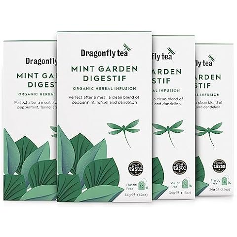 Dragonfly Mint Garden Digestif Herbal Tea Cover
