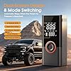 FLYKID Tire Inflator Portable Air Compressor - 150PSI Digital Air Pump for Car Tires, Fast Inflation for SUV/Motorcycle/Bicycle, LED Light, Rechargeable Battery - Roadside Emergency & Outdoor Use #4