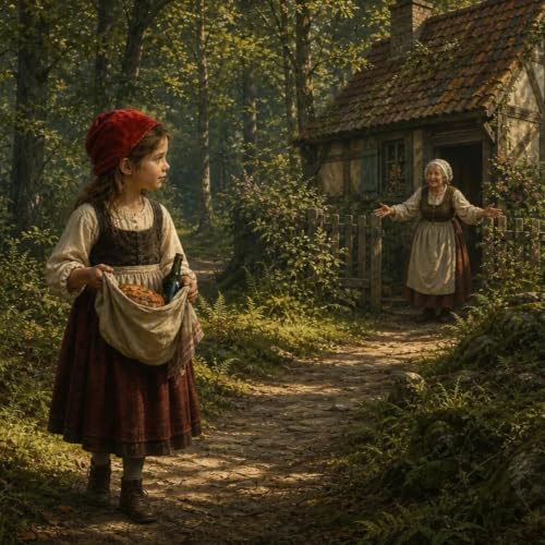 Little Red Riding Hood in French 🇫🇷 | A1 Graded Audiobook for Beginners