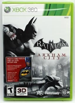 Accessory Batman: Arkham City for Xbox 360 W/Access Code for 1970's Batsuit Skin Book