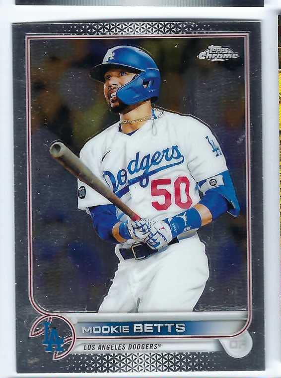 Amazon.com: MOOKIE BETTS 2022 Topps Chrome #100 Baseball Card Los