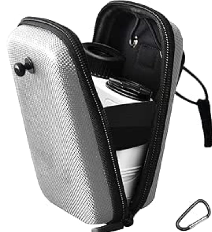 ゴルフ距離計ケース EVA収納ボックス ゴルフ計測器キャリングケース 保護性 耐衝撃 コンパクト 景品（鉛色）