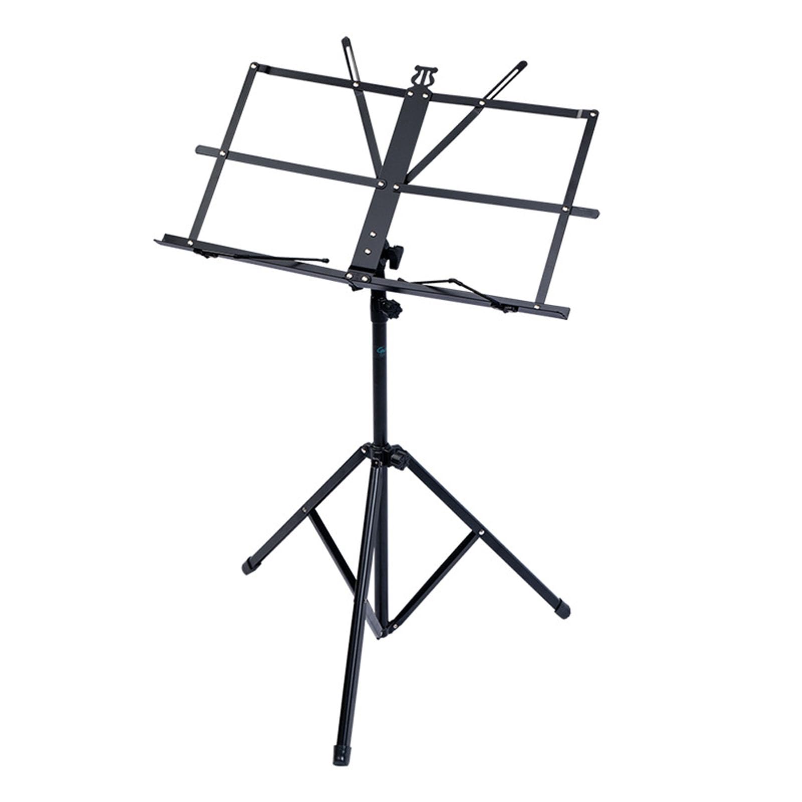 Notenständer Klappbar,Stabil 2 In 1 Doppelnutzung,Höhenverstellbar Von 26.6 Bis 220 cm,Geeignet Für Instrumentalaufführungen,Band Und Reisen