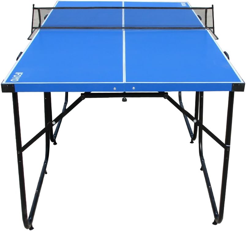 IFOYO Table Tennis Table, Portable Ping Pong Table Set Compact Table Tennis Table for Small Space Folding Table Tennis Table Top With Net Set, Easy Assembly