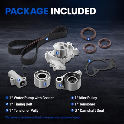Kit de courroie de distribution moteur TKT026 avec pompe à eau Sienna Solara