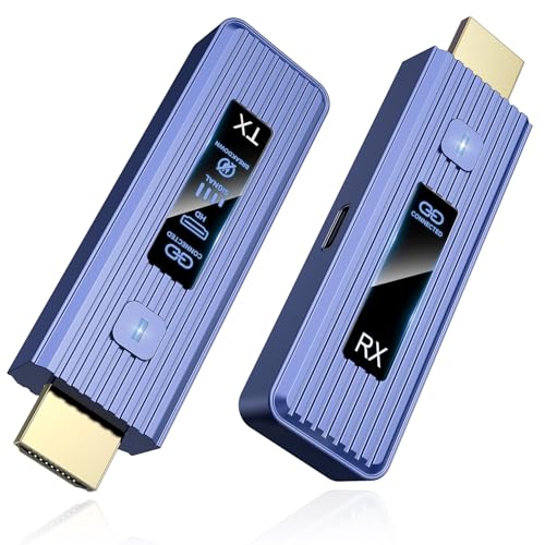 Image of New-Gen Wireless HDMI Transmitter and Receiver, 360FT/110M Wireless HDMI, LED Display, 4K Decode & 1080P Output, Zero Latency, Plug & Play, 5.8+2.4G for Video and Audio to Monitor from Laptop/TV Box