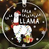 SUCHAGIFT Llama Ornaments - Llama Christmas Ornament - Cute Animals Gifts for Women, Men, Lovers - Acrylic Christmas Ornament 2025