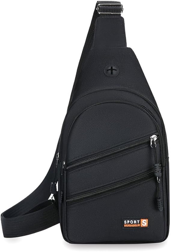 【87円】[PR] スモールクロスボディショルダーバッグ 女性用／スリングバッグ 男性用 スリングバックパック 旅行 スポーツ グレー