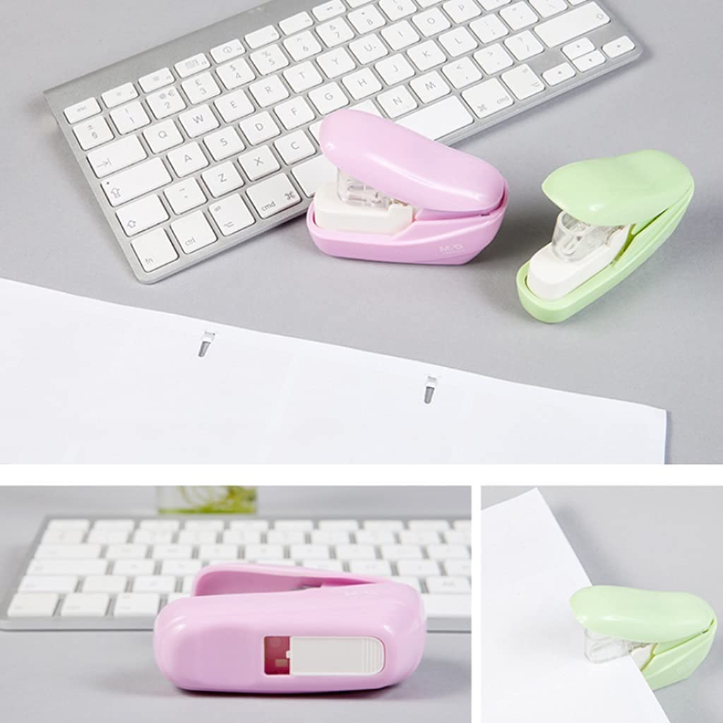 AgrafeuseAgrafeuse, mini agrafeuse, agrafeuses de bureau, agrafeuse sans agrafes, reliure à 5 feuilles for salle de classe ou accessoires de bureau, agrafeuse portable sans aiguille à économie de main