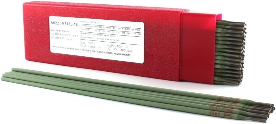 E316L-16 - Stainless Steel Welding Electrode - 12" x 3/32" (4.4 LB) - - 