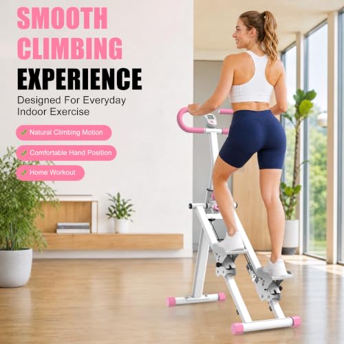 Image of Stair Stepper for Home-Upgrade Vertical Climber Workout Machine for Full-Body Exercise Climber Fitness Equipment with Stable Frame Adjustable Handlebar