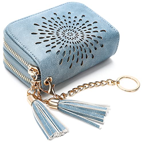 APHISON Crossbody Bags Credit Card Holder for Women Blue