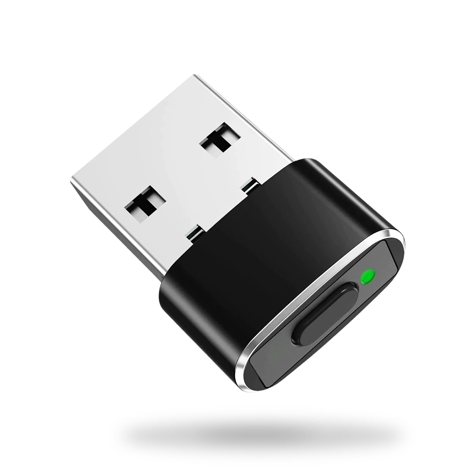 AXFEE Symulator myszy, niewykrywalny symulator ruchu myszy USB, z przyciskiem przełącznika i 3 trybami Jiggler, nadaje się do utrzymania laptopa/komputera w stanie przebudzenia, bez sterowników