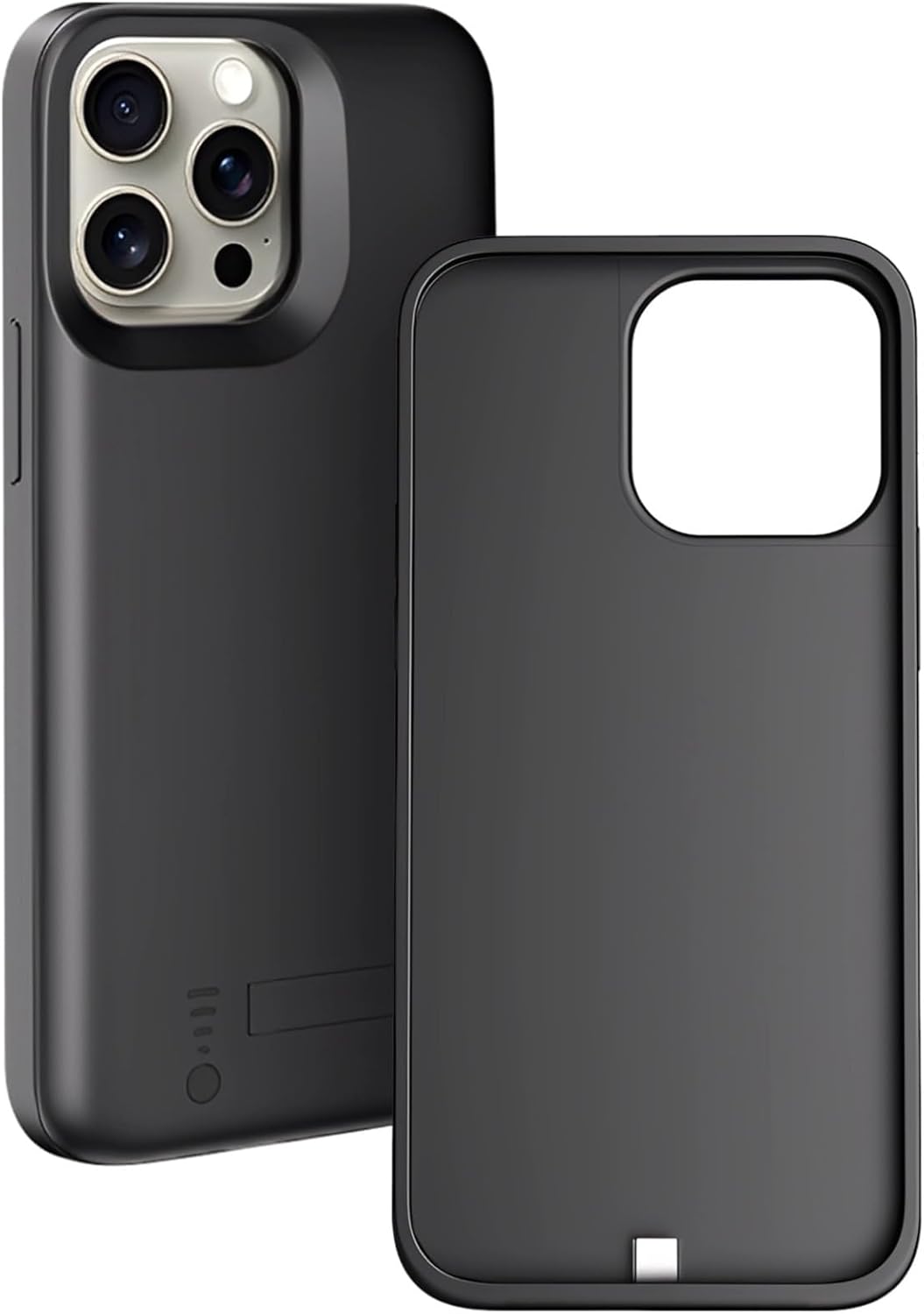 5000Mah Battery Case For 16 - Wireless Charger Compatible, Silicone Protection, Dual Input Charge, Led Indicator