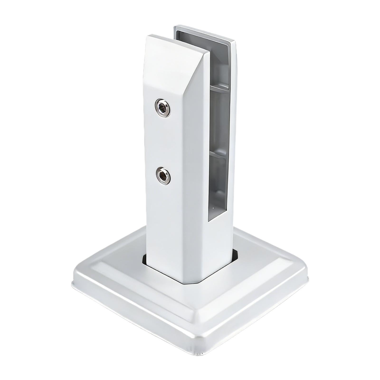 Glass Spigots Square Railing Post Clamp for Stairs Garden All Kinds of Glass White 20cm-image-24