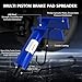 FITHOIST Multi Piston Brake Caliper Compression Tool,4 in 1 Universal Heavy Duty Brake Pad Spreader for 1,2,4,6 Piston with 2 Brake Caliper Hangers for Automotive, Motorcycle,Car Brake Repair