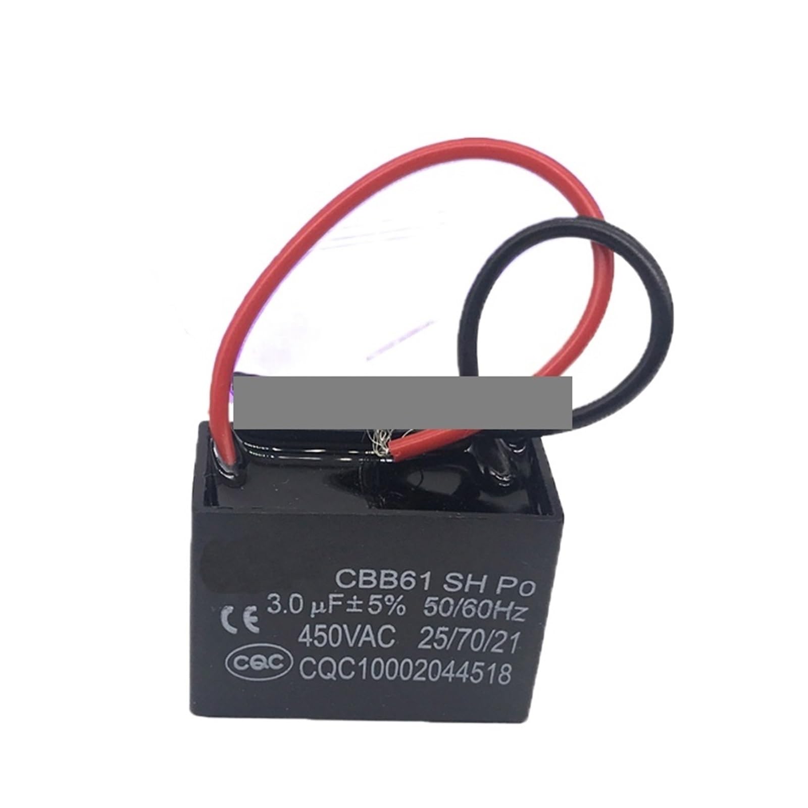 ICXLPMC 5pcs CBB61 3uf starting capacitance AC Fan Capacitor 450V CBB electronic starter Run Capacitor