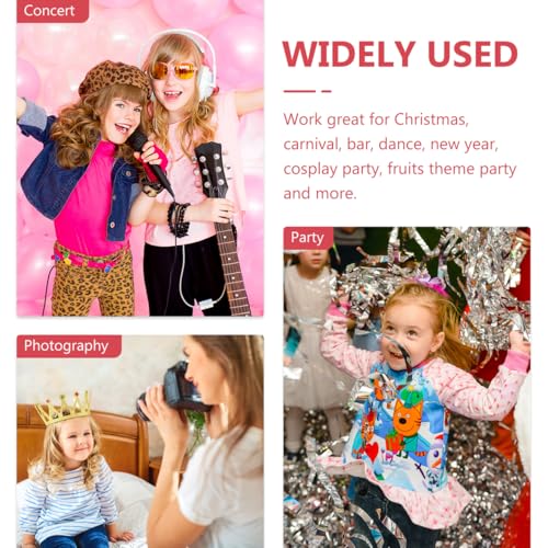 2PCS Strawberry Headband Cute Fruit Headbands Soft Comfortable Strawberry Headpiece for Girls Boys Everyday Wear3