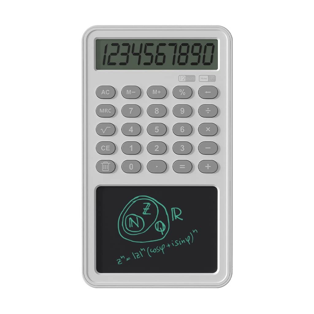 Calculadora Multifuncional Oficina de Negocios portátil LCD tabletas Escritura a Mano Pantalla 12 dígitos financiera
