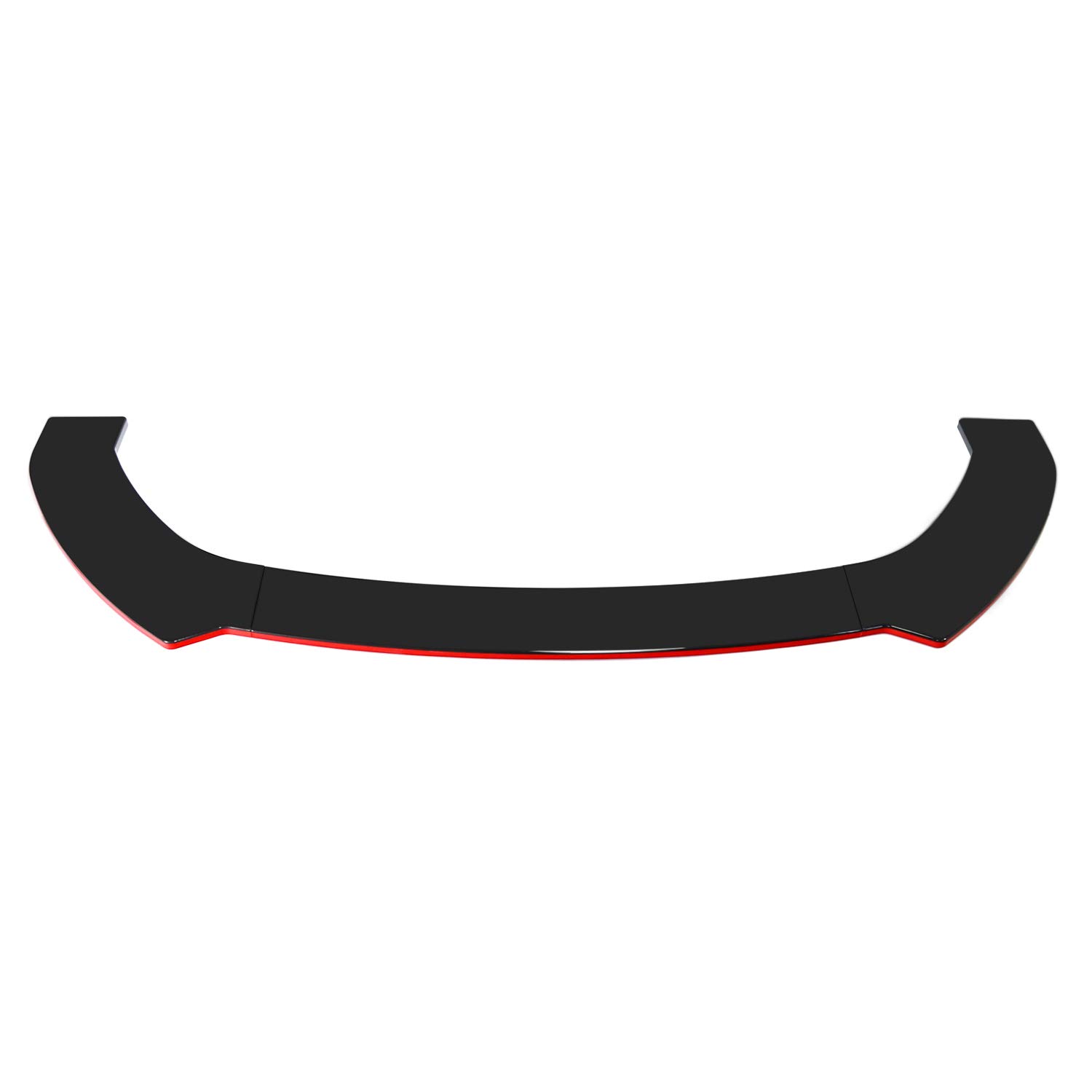 Photo 1 of Aishun Dtouch Universal Fit Front Bumper Lip Splitters Winglets Canards (6072#, Black+Red) 6072# Black+Red