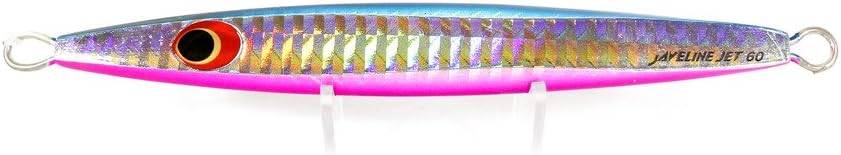 Evergreen JV13 Javeline Jet Metal Jig Lure, 4.8 inches (12.2 cm), 3.2 oz (90 g), Blue Pink