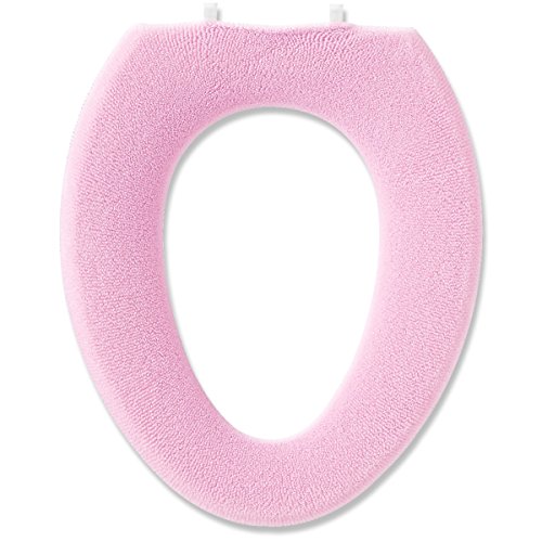オカ 便座カバー デイジーマルシェ O型 ピンク 抗菌 防臭