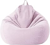 Photo Gallery nibhz (senza riempitivo grandi piccoli pigri divani copertina sedie copertura panno lettino seduta bean bag pouf sofà soggiorno beanbags coperchio,rosa,100x120cm Photo Gallery nibhz (senza riempitivo grandi piccoli pigri divani copertina sedie copertura panno lettino seduta bean bag pouf sofà soggiorno beanbags coperchio,rosa,100x120cm