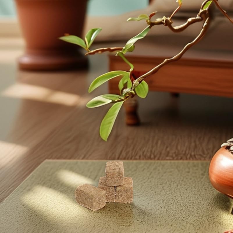 BESPORTBLE 8-piece Miniature Hay Bales for Diy Farm Decor 2x2x3cm Faux Wooden Haystack Photography Props for Miniature Gardens and Dollhouses - Image 4