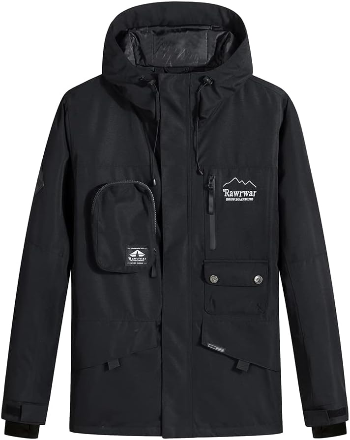 Womens Ski Jacket Waterproof Snow Jackets Winter Windproof Snowboard Jacket Coats with Hood - Image 6