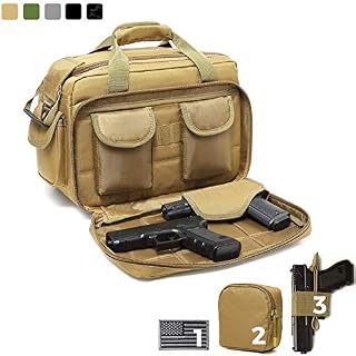 DBTAC Gun Range Bag Deluxe Middle Size | Tactical 2~4 Pistol Shooting Range