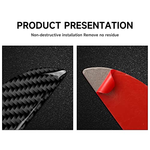 Image of Car Dashboard Cover Decals for 2011-2023 Chrysler 300 / 300C / 300S / Limited /Touring /Base Accessories Carbon Fiber Interior Stickers