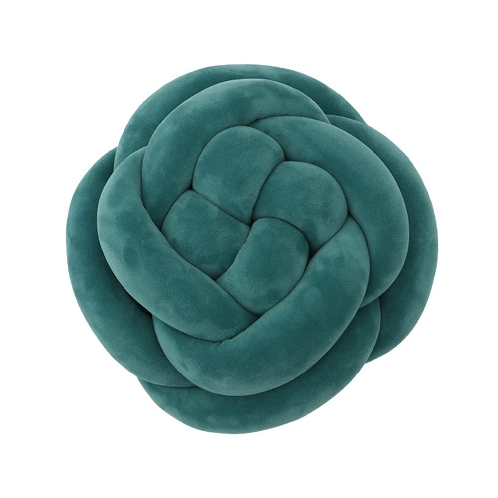 Oreiller Noël décoratif rose tricoté type coussin lombaire peluche de canapé