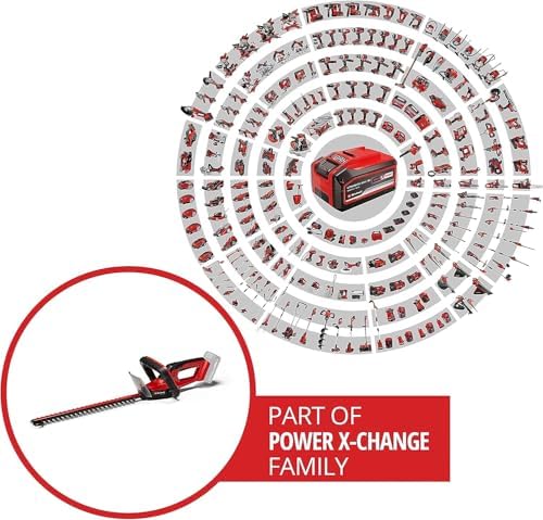 Bild 1 - Einhell Akku-Heckenschere GC-CH 18/40 Li Solo Power X-Change (18 V, 40 cm Schnittlänge, 13 mm Zahnabstand, ergonomischer Griff, ohne Akku)