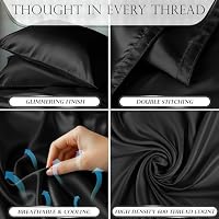 DECOLURE Satin Sheets Queen Size | Softer Than Silk | Luxury 4 Pc Bed Set — image 3