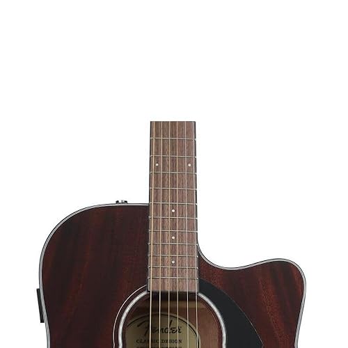 Amazon.com: Fender CD-60SCE All Mahogany Acoustic-Electric Guitar