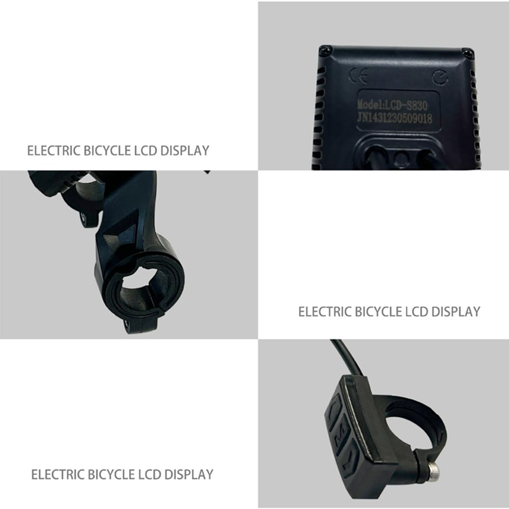 S830 24 V 36 V 48 V wyświetlacz LCD do roweru elektrycznego, deska rozdzielcza roweru, uniwersalna z akcesoriami do kierowcy USB SM